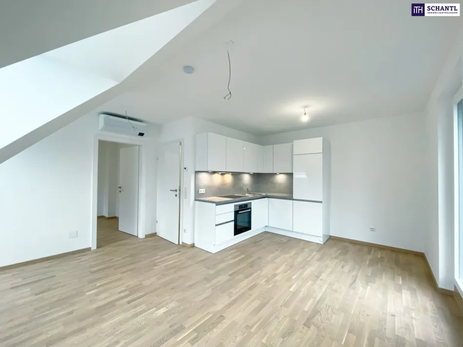 2 Zimmer mit Klimaanlage und Terrasse | Ruhelage | Badeteich Hirschstetten in Fußnähe - Bild