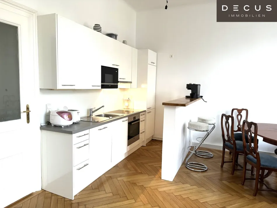 | AKH NÄHE | UNBEFRISTETE | 2 ZIMMER-ALTBAUWOHNUNG 68 m² | TOP-RUHELAGE | EINBAUKÜCHE | 3. LIFTSTOCK | U4 U6 | BEZUG 01.01.2027 - Bild