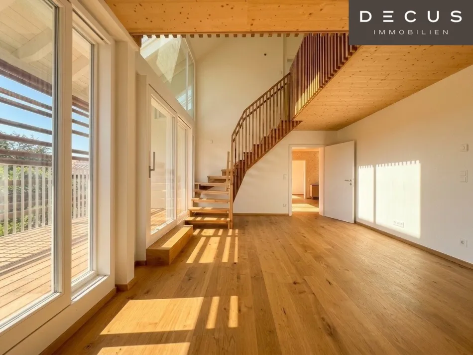 | TRAUMHAFTE DACHGESCHOSS-MAISONETTE | PENTHOUSE | ERSTBEZUG | 5 ZIMMER | LICHTDURCHFLUTET | LIFTZUGANG IN DIE 1. ETAGE | 2 FREIFLÄCHEN | TOP LAGE - Bild
