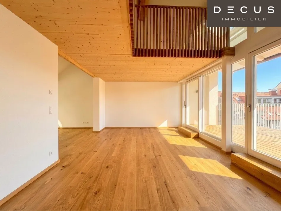 | TRAUMHAFTE DACHGESCHOSS-MAISONETTE | PENTHOUSE | ERSTBEZUG | 5 ZIMMER | LICHTDURCHFLUTET | LIFTZUGANG IN DIE 1. ETAGE | 2 FREIFLÄCHEN | TOP LAGE - Bild