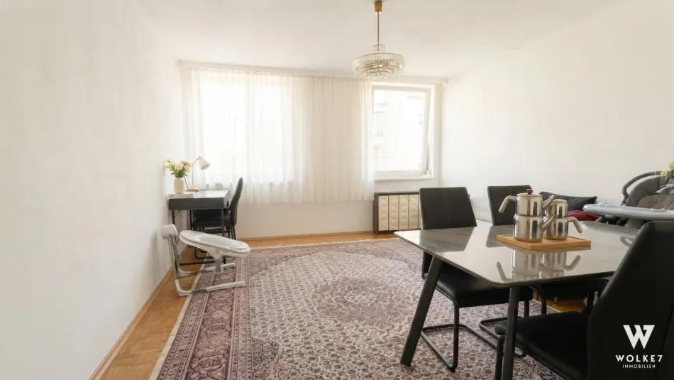 Ruhige 2-Zimmer-Wohnung mit Potenzial auf 3 Zimmer – 10 min zum Floridsdorfer Bahnhof - Bild