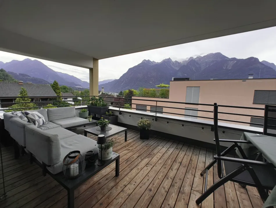 Moderne 2-Zimmer-Wohnung mit Terrasse in Bludenz - Bild