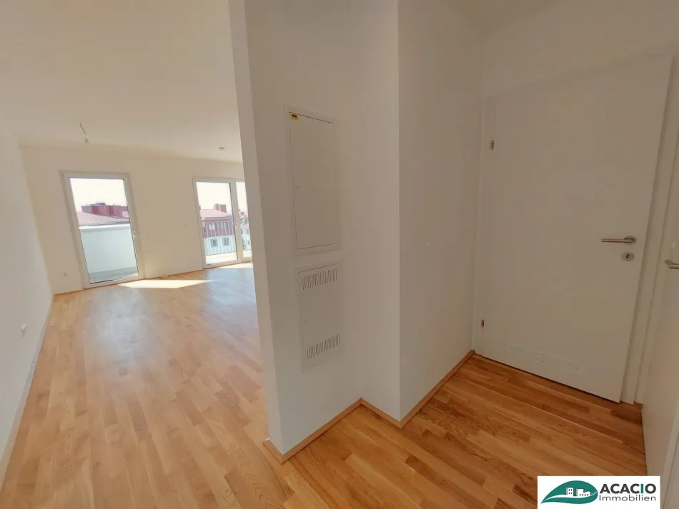 ***TRAUMHAFT: 2-Zimmer-Eigentumswohnung mit umlaufender TERRASSE - KLIMAAKTIV Gold ausgezeichneter Neubau - keine Provision für den Käufer - Nähe St. Pölten / Wohnpark Ober-Grafendorf - ökologisch, hochmodern, ausgezeichnet *** - Bild