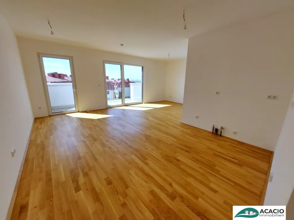***TRAUMHAFT: 2-Zimmer-Eigentumswohnung mit umlaufender TERRASSE - KLIMAAKTIV Gold ausgezeichneter Neubau - keine Provision für den Käufer - Nähe St. Pölten / Wohnpark Ober-Grafendorf - ökologisch, hochmodern, ausgezeichnet *** - Titelbild
