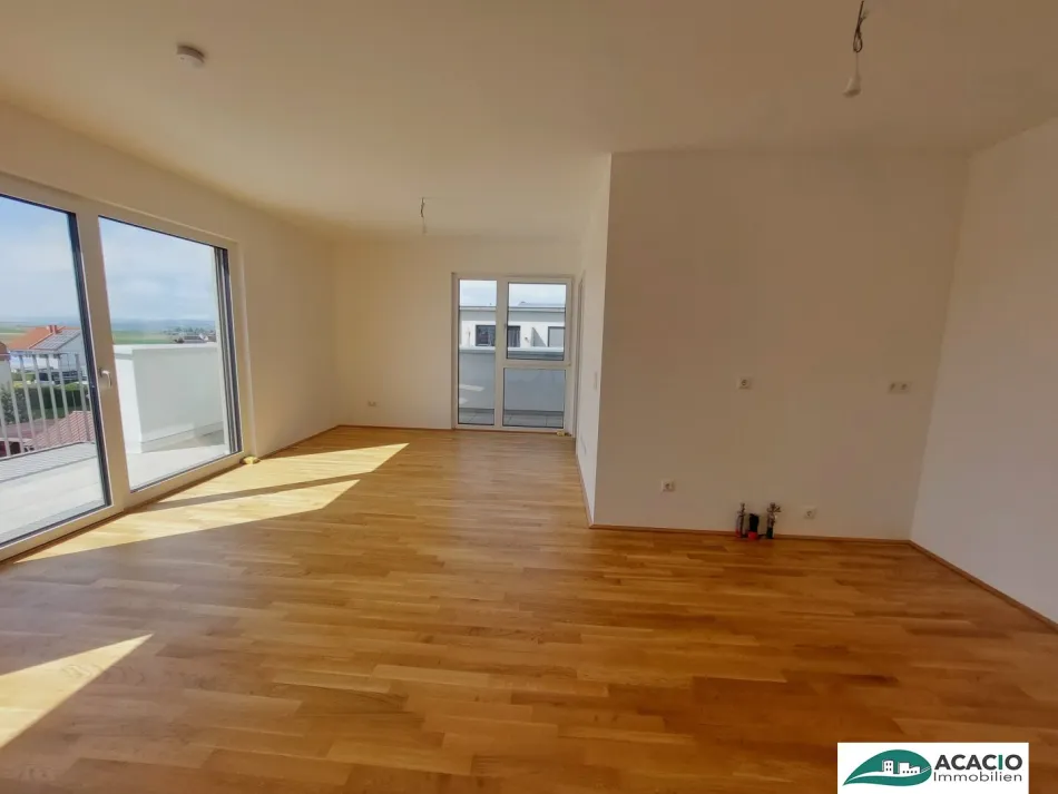 ***TRAUMHAFT: 2-Zimmer-Eigentumswohnung mit umlaufender TERRASSE - KLIMAAKTIV Gold ausgezeichneter Neubau - keine Provision für den Käufer - Nähe St. Pölten / Wohnpark Ober-Grafendorf - ökologisch, hochmodern, ausgezeichnet *** - Bild