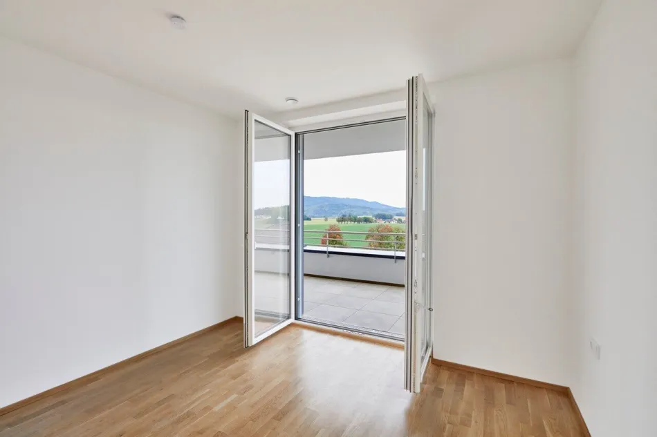 Moderne 2-Zi-Terrassenwohnung in Ohlsdorf mit Garage, Terrasse & Fußbodenheizung! - Titelbild