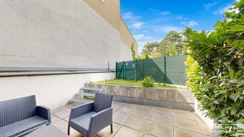 MAUER | 3 ZIMMER GARTENWOHNUNG 85m² + BÜRO / KLEINES LADENLOKAL 27m² – FLEXIBLE NUTZUNG NAHE MAURER HAUPTPLATZ | ZELLMANN IMMOBILIEN - Bild