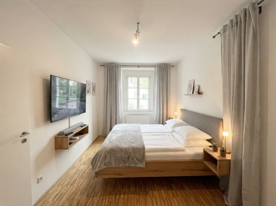 *2-Zimmerwohnung und Küche (möbliert) im 1.OG am Lendplatz* - Bild