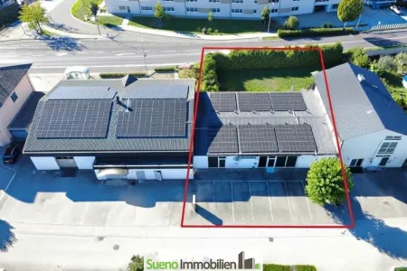 Erweiterung: Verkaufsraum mit Büro, Halle 1