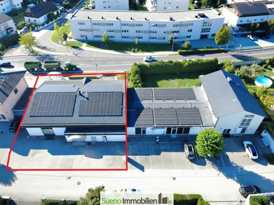 Große Gewerbehalle in Wilhering – ideale Verkaufs-, Ausstellungs- und Lagerhalle - Bild