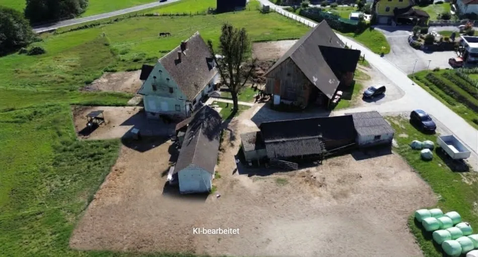 Landwirtschaftliches Anwesen mit Entwicklungspotenzial – 4,3 ha nahe Voitsberg - Bild