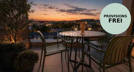 Traum-Dachgeschoß (klimatisiert) mit ca. 38 m² Terrasse: Provisionsfreier Neubau-Erstbezug