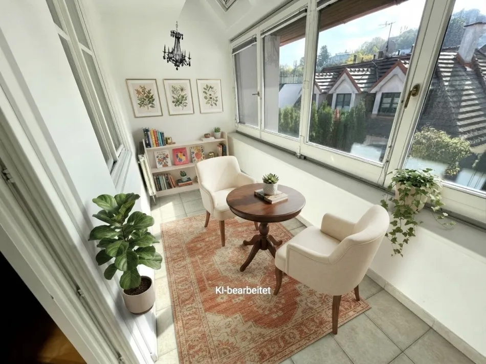 URLAUBSFEELING IN NEUSTIFT AM WALDE BEI DEN WEINBERGEN UND HEURIGEN - TOLLE WOHNUNG MIT WINTERGARTEN/LOGGIA - Bild