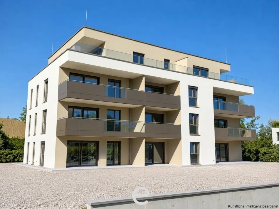 Schlüsselfertige 4-Zimmer-Neubau-Wohntraum mit großer Loggia & 2 TGP in Schleißheim - Bild