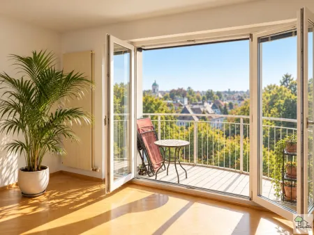 2 Zimmer DG Wohnung mit Balkon in Döbling