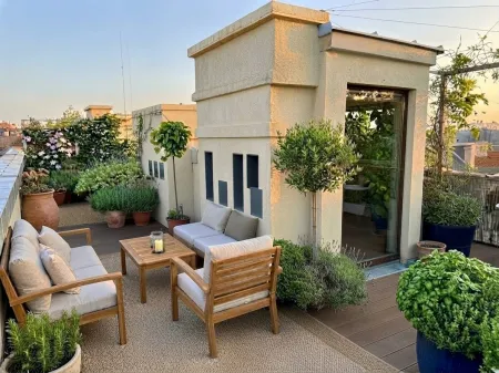 Dachterrasse (Begrünung KI)