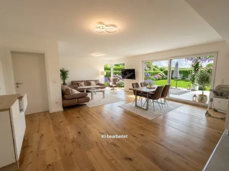 Wohn- Essbereich KI generiert im Haus 2