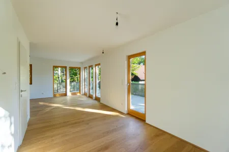 Wohnzimmer mit Terrasse