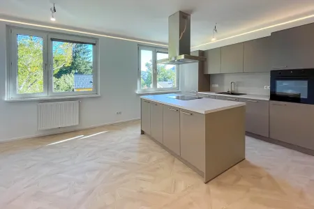 Wohnküche mit Kochinsel