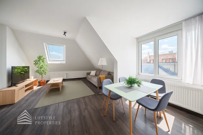 Dachgeschosswohnung mit Grünblick – 3 Zimmer im 18. Bezirk - Bild
