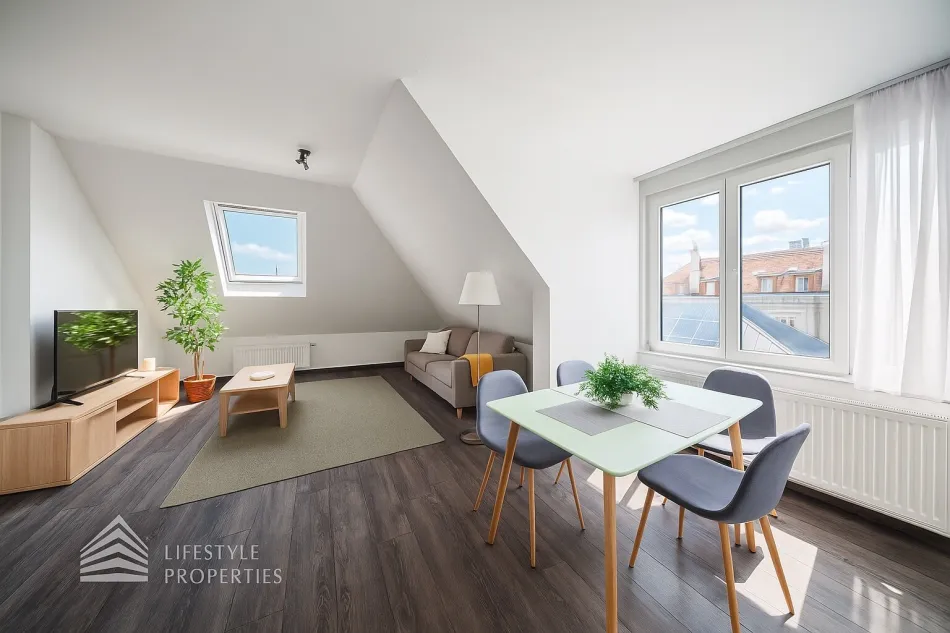 Dachgeschosswohnung mit Grünblick – 3 Zimmer im 18. Bezirk - Bild