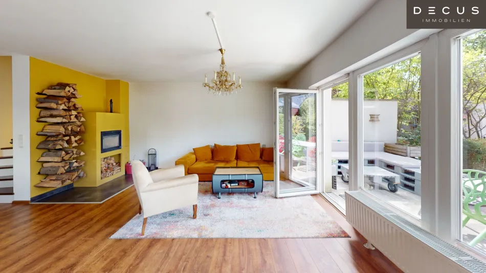 | REIHENHAUS | GARTEN | KAMIN | SAUNA | PKW STELLPLÄTZE - Bild