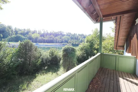 Blick vom Balkon