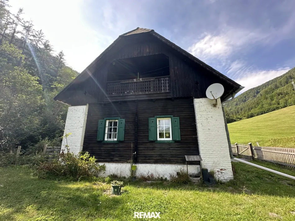 ***Uriges Haus aus 1920 mit viel Potenzial – Naturidylle in Au bei Turnau*** - Titelbild