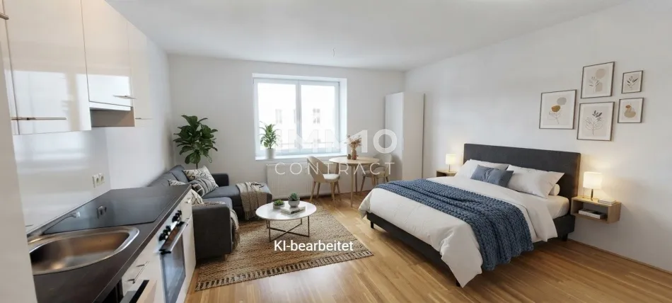 Südseitige Garconniere (ohne Balkon) in der Zollamtstraße 7 "Palais Zollamt" - Top 7d/2/76 - Bild