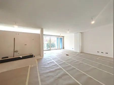 Wohnküche mit Loggia