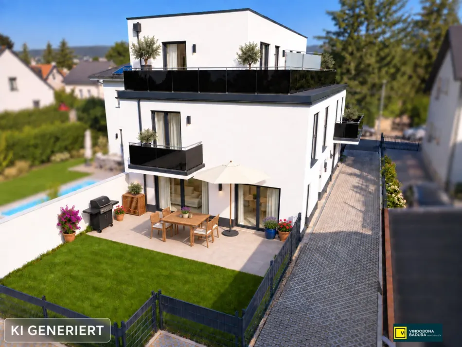 Doppelhaushälfte in ruhiger Siedlungslage | Südgarten | Dachterrasse - Titelbild