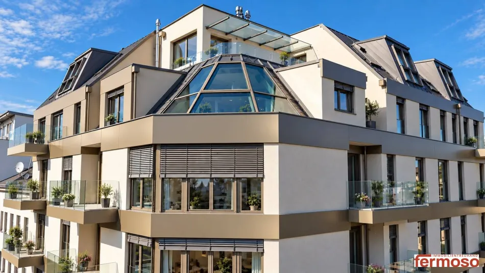 4-Zimmer-Dachgeschosswohnung mit zwei Balkonen und außergewöhnlicher Wohnqualität - Titelbild