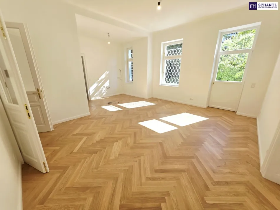 Schmuckstück! Traumhafte Gartenwohnung in Hietzing in absoluter Ruhelage! Historisches und saniertes Villengebäude + Privatsphäre + Hochwertiges Umfeld! - Titelbild