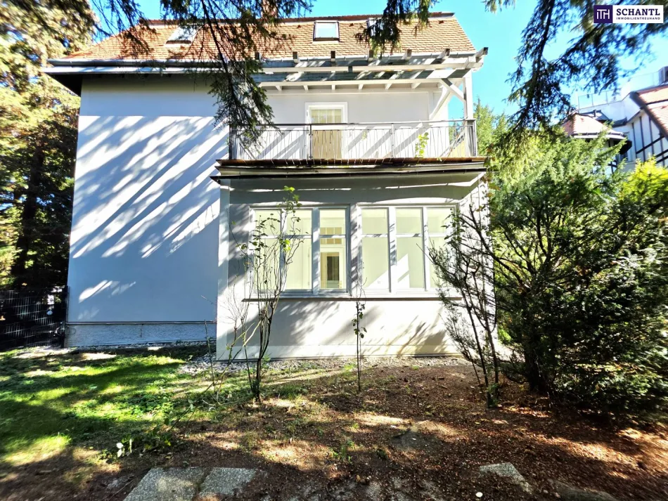 Schmuckstück! Traumhafte Gartenwohnung in Hietzing in absoluter Ruhelage! Historisches und saniertes Villengebäude + Privatsphäre + Hochwertiges Umfeld! - Bild