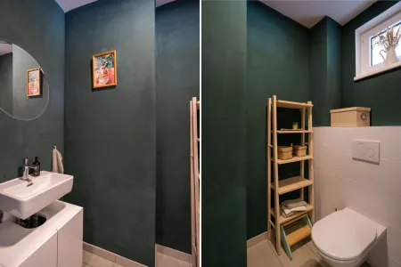 Toilette im Eingangsbereich