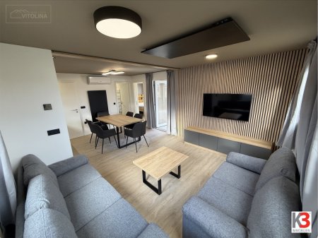 K3 - EXKLUSIVES MODUL-HAUS in der Ferienregion Klopeiner See. Wohnfläche 51 m2, 2 Schlafzimmer, Terasse.