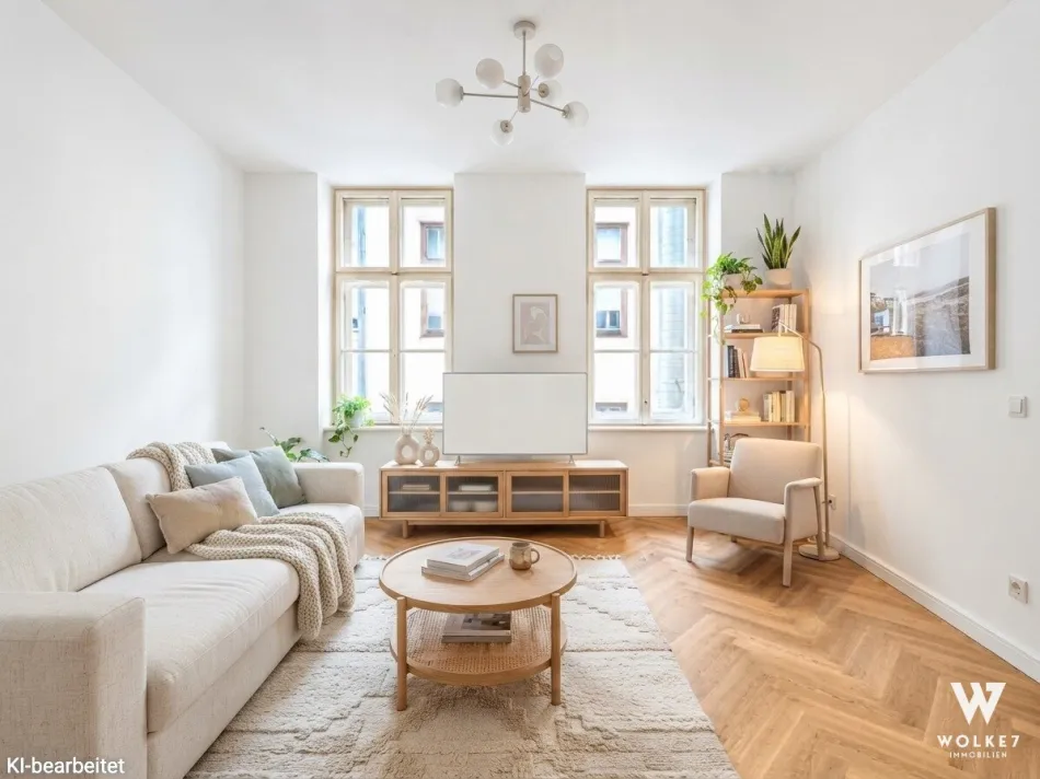 Design trifft Altbaucharme | 2 Zimmer | Fußbodenheizung | Erstbezug nach Generalsanierung - Titelbild