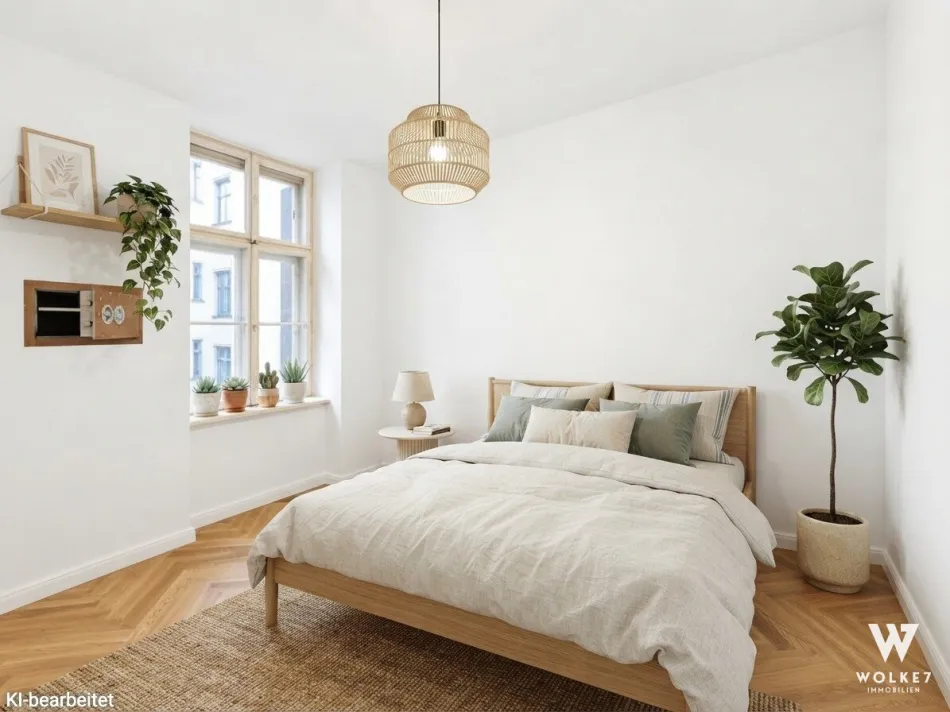 Design trifft Altbaucharme | 2 Zimmer | Fußbodenheizung | Erstbezug nach Generalsanierung - Bild