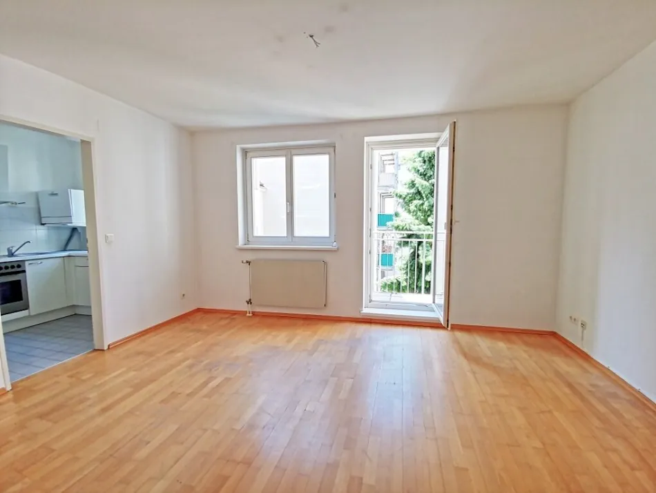Helle 3-Zimmer-Wohnung mit Balkon und Garage in Döbling - Bild