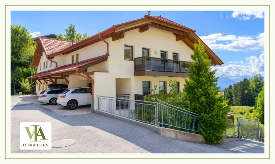 Helle 46 m² große 1-Zimmer-Wohnung mit geräumiger Terrasse und herrlichem Weitblick – ruhig gelegen und nahe Seefeld - Bild