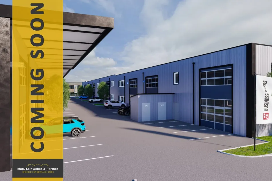 COMING SOON! Betriebs-/Produktions- oder Lagerhallen Kaufen / Mieten für Start-Ups und Gewerbebetriebe im Gewerbepark Asten - Titelbild