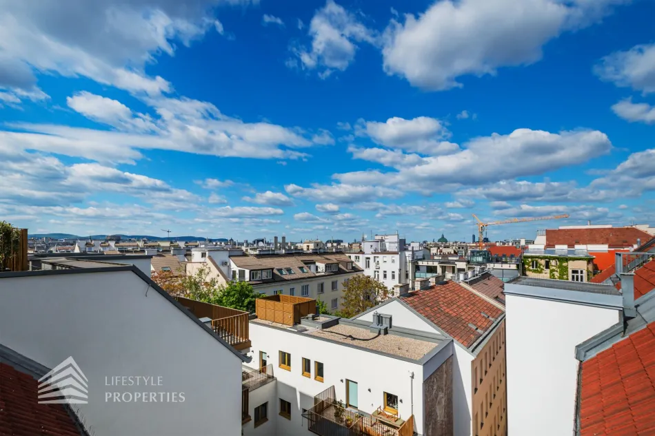 Erstbezug 5-Zimmer Wohnung mit Terrasse im DG, Nähe Wiedner Hauptstraße - Bild