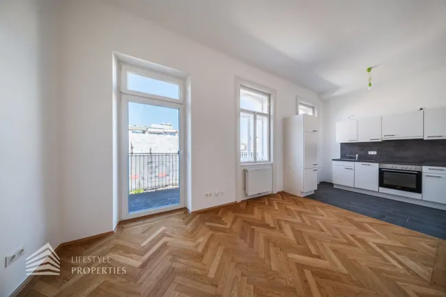 Garconniere mit Balkon in zentraler Lage - Titelbild
