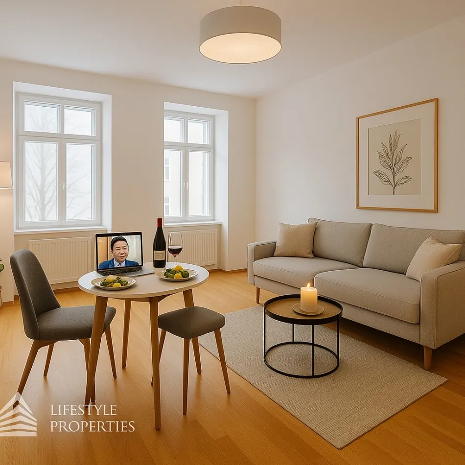 Großzügige 2-Zimmer-Wohnung mit loftartiger Wohnküche und durchdachtem Wohnkonzept
