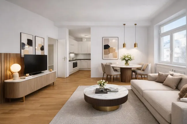 Ruhiger Innenhofblick trifft Citynähe – stilvolle 2 Zimmer Altbauwohnung im 3. Liftstock - Bild