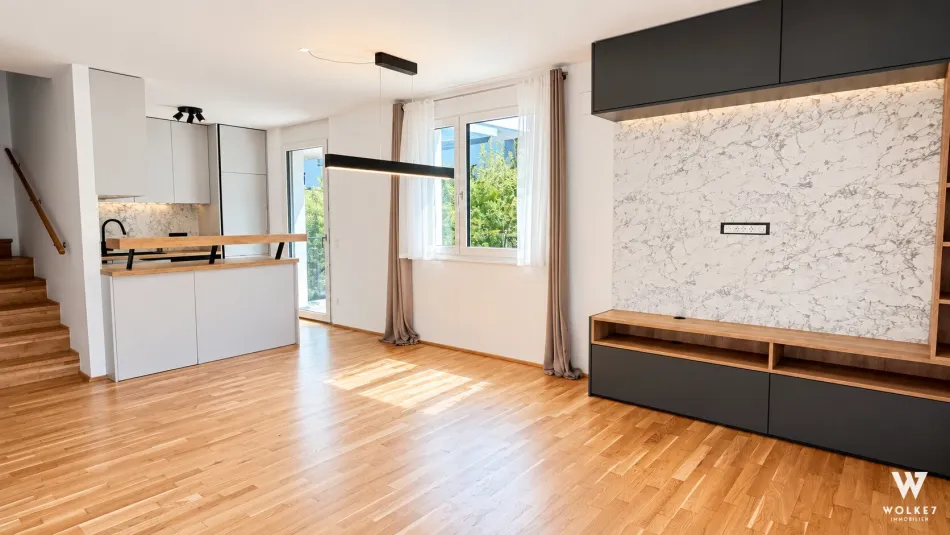 4-Zimmer-Maisonette | Eigengarten | Fußbodenheizung & Garage in Stammersdorf - Bild