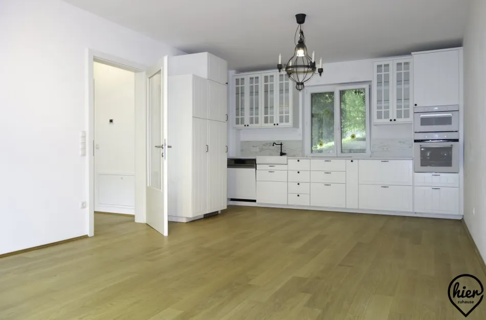 Wetzelsdorf: 2-Zimmer-Wohnung in Ruhelage mit Terrasse, kleinem Eigengarten und Tiefgaragenplatz - Titelbild