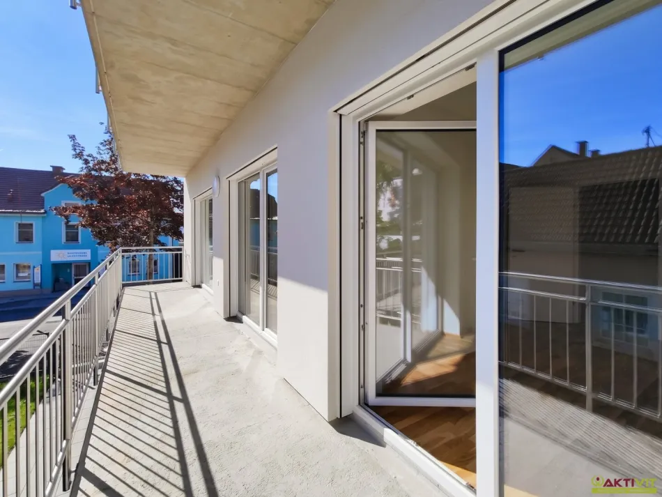 Modern wohnen im Murtal: Barrierearme 3-Zimmer-Wohnung mit großem Balkon - Titelbild