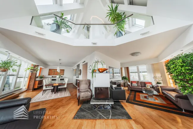 Luxuriöses Maisonette-Penthouse mit Privatgarage & hochwertiger Vollausstattung, Nähe Augarten - Titelbild