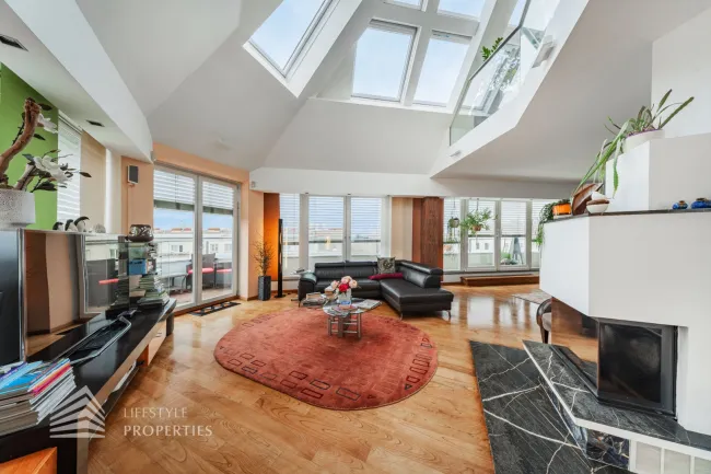 Luxuriöses Maisonette-Penthouse mit Privatgarage & hochwertiger Vollausstattung, Nähe Augarten - Bild